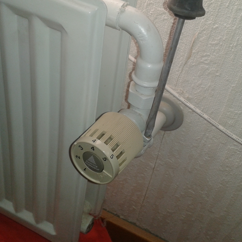 RAV ventil med ligekærvet skrue