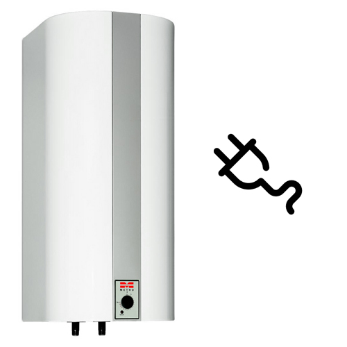 Utæt varmtvandsbeholder - Sluk for strømmen (EL-/Combivandvarmer)